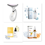 EMS Thermal Neck Lifting And Tighten Massager Electric Microcurrent Wrinkle Remover LED Photon Face Beauty Device For Woman - Believe Grace 