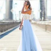 New Lace Chiffon Patchwork Maxi Dress - Believe Grace 