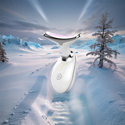 EMS Thermal Neck Lifting And Tighten Massager Electric Microcurrent Wrinkle Remover LED Photon Face Beauty Device For Woman - Believe Grace 