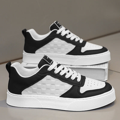 Casual Lace-up Sneakers Men and women Fashion Breathable Plaid Flats Shoes Believe grace