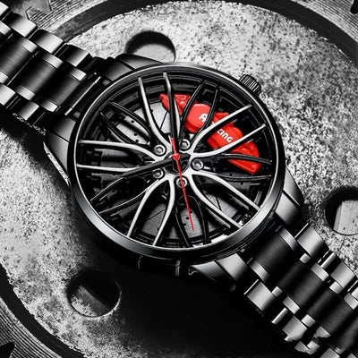 Automatic Movement Watch Waterproof Wheel Style Non-mechanical Watch - Believe Grace 