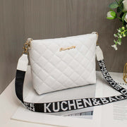 Small Messenger Bag For Women Trend Lingge Embroidery Female Shoulder Bags Fashion Chain Ladies Crossbody Purse - Believe Grace 