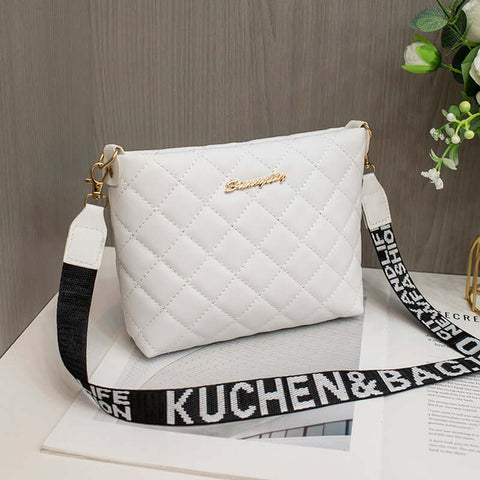 Small Messenger Bag For Women Trend Lingge Embroidery Female Shoulder Bags Fashion Chain Ladies Crossbody Purse - Believe Grace 