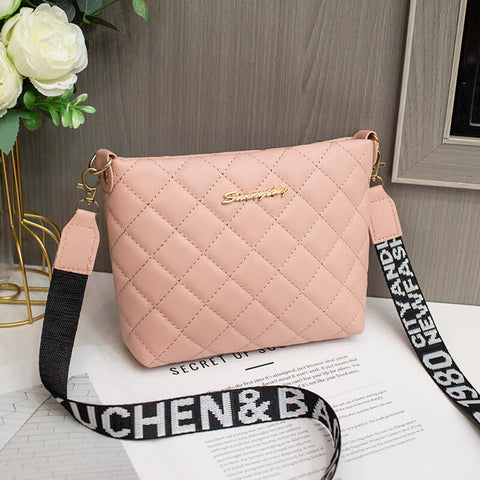 Small Messenger Bag For Women Trend Lingge Embroidery Female Shoulder Bags Fashion Chain Ladies Crossbody Purse - Believe Grace 