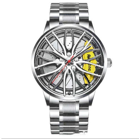 Automatic Movement Watch Waterproof Wheel Style Non-mechanical Watch - Believe Grace 