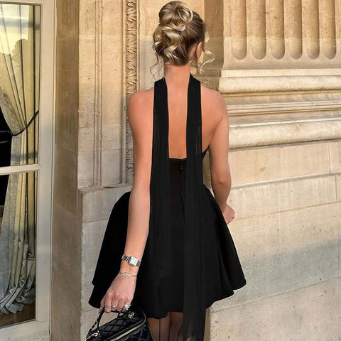 Sexy Tube Top Dress With Back Zipper Design Ins Fashion Short Dress For Party Clothing Women - Believe Grace 