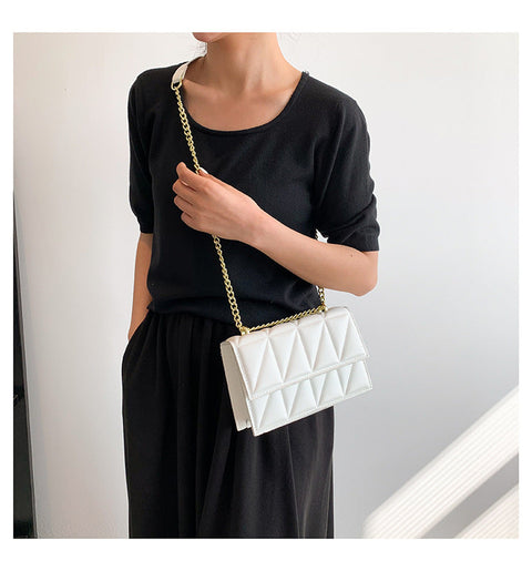 Small Square Bags Fashion Chain Crossbody Shoulder Bag - Believe Grace 